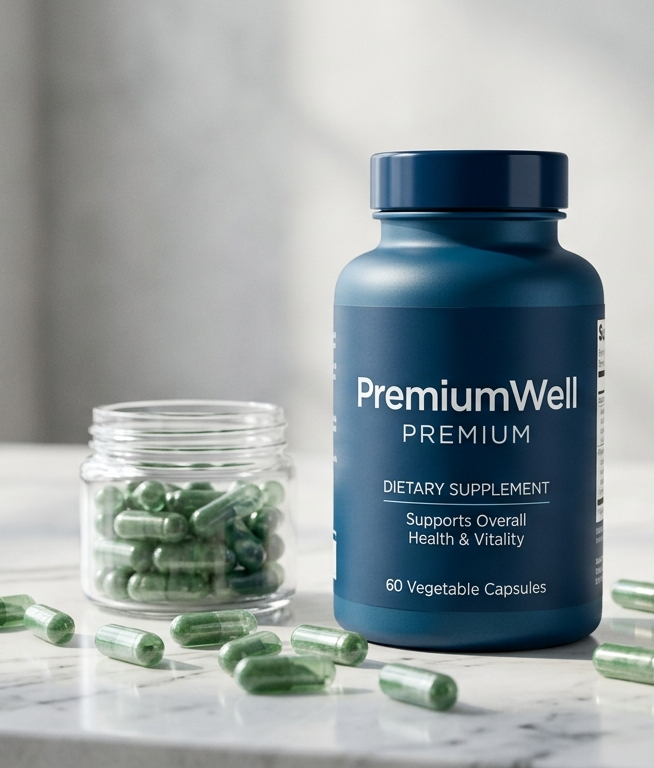 Opakowanie PremiumWell Premium — suplement diety